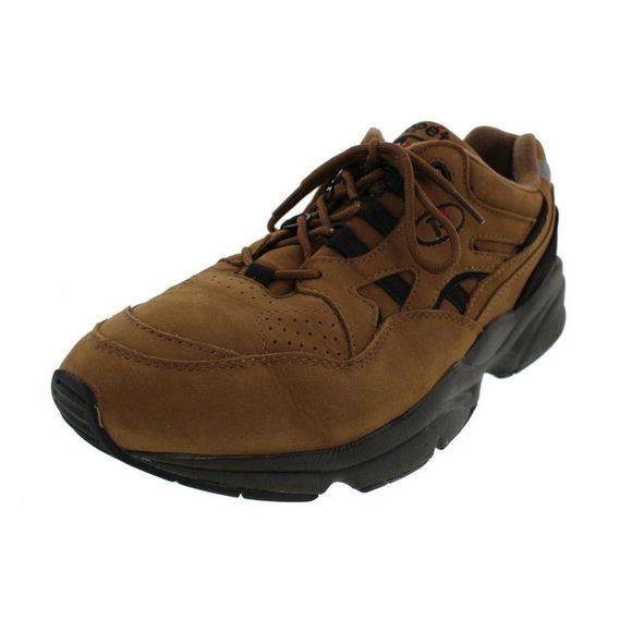 Propet Shoes Propet Mens Stability Walker Brown Nubuck Athletic